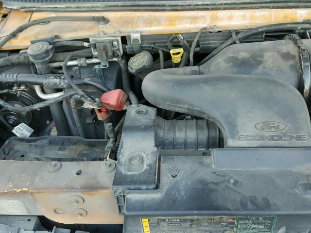 1FTNE24L46DA38372 - 2006 FORD ECONOLINE YELLOW photo 7