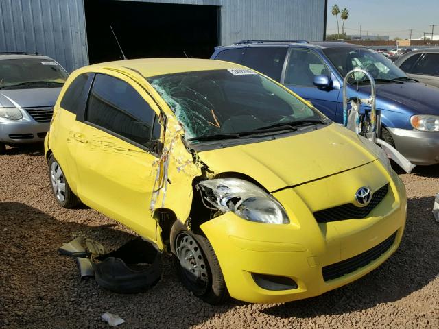 JTDJT903595251056 - 2009 TOYOTA YARIS YELLOW photo 1