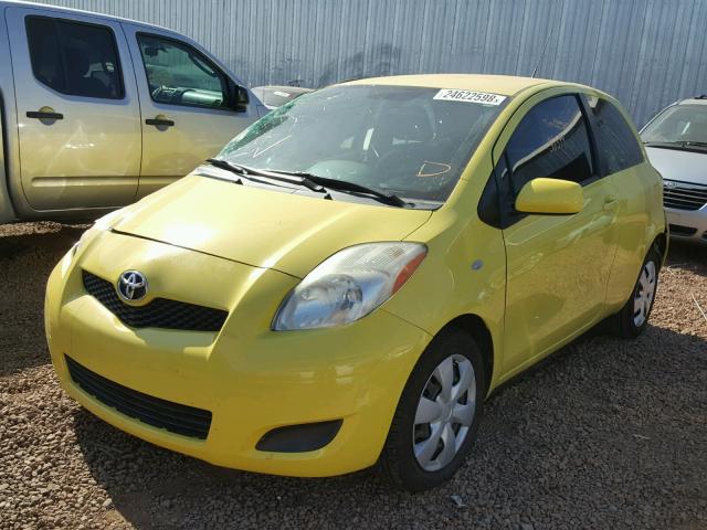 JTDJT903595251056 - 2009 TOYOTA YARIS YELLOW photo 2