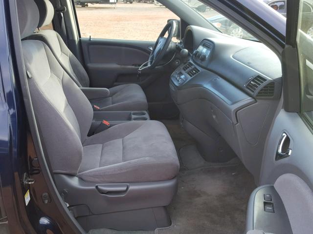 5FNRL38416B090504 - 2006 HONDA ODYSSEY EX BLUE photo 5