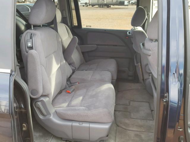 5FNRL38416B090504 - 2006 HONDA ODYSSEY EX BLUE photo 6