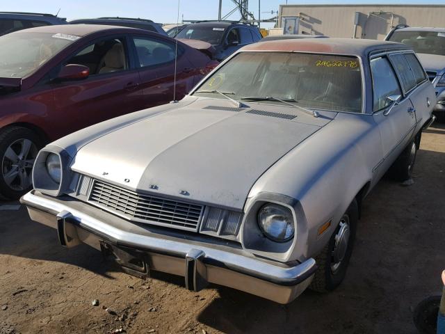 7R12Y133275 - 1977 FORD PINTO GRAY photo 2