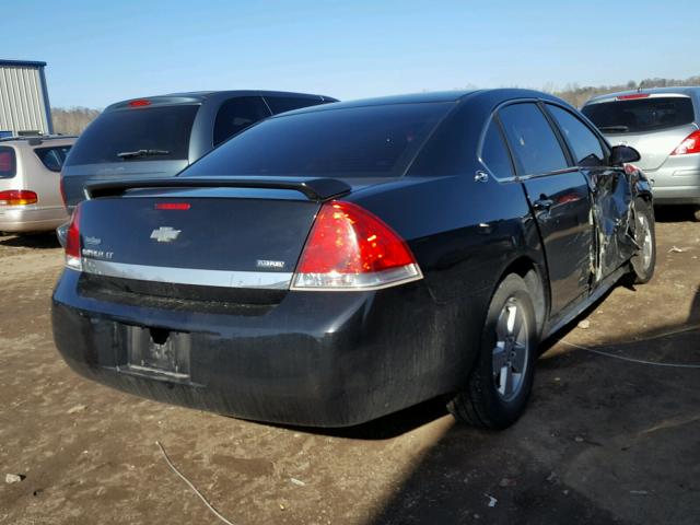 2G1WT57K991247792 - 2009 CHEVROLET IMPALA 1LT BLACK photo 4