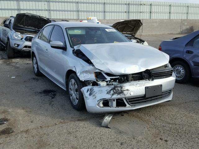 3VWD17AJ0EM272189 - 2014 VOLKSWAGEN JETTA SE SILVER photo 1