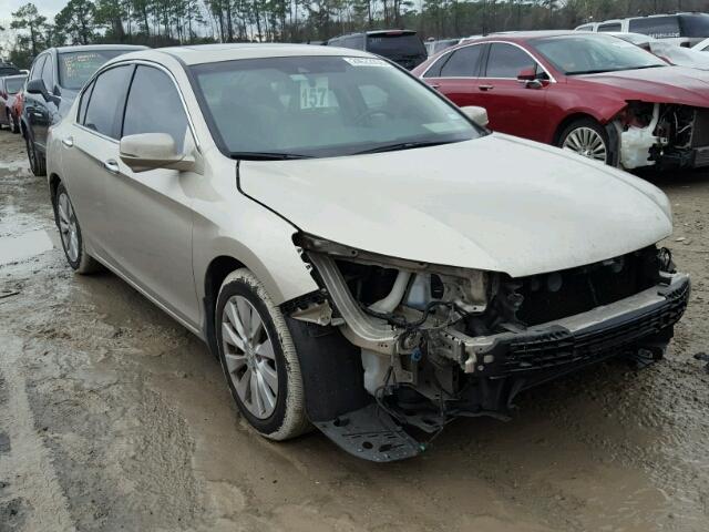 1HGCR2F86DA014577 - 2013 HONDA ACCORD EXL GOLD photo 1