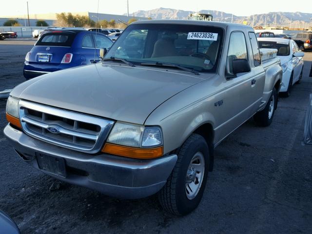 1FTYR14C0XPB15900 - 1999 FORD RANGER SUP TAN photo 2