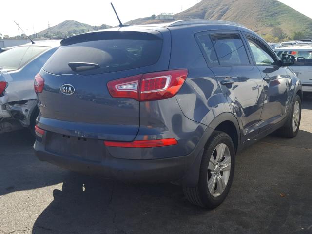 KNDPB3A23C7274623 - 2012 KIA SPORTAGE B CHARCOAL photo 4