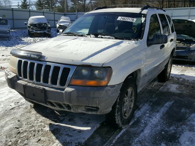 1J4GW58S8XC520658 - 1999 JEEP GRAND CHER WHITE photo 2