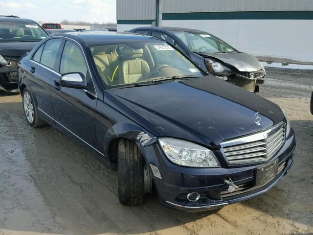 WDDGF81X88F136706 - 2008 MERCEDES-BENZ C 300 4MAT BLUE photo 1