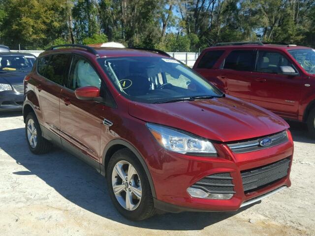 1FMCU0GX1EUD98786 - 2014 FORD ESCAPE SE BURGUNDY photo 1