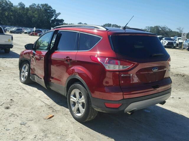 1FMCU0GX1EUD98786 - 2014 FORD ESCAPE SE BURGUNDY photo 3