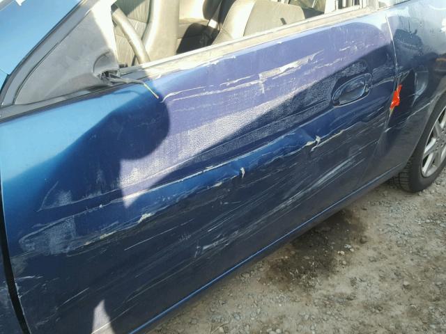 1HGCM82773A033815 - 2003 HONDA ACCORD EX BLUE photo 9