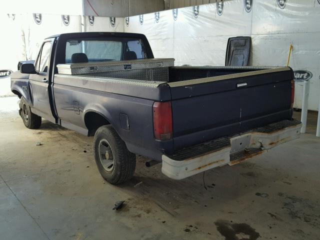 1FTEF15N2RNA59839 - 1994 FORD F150 BLUE photo 3