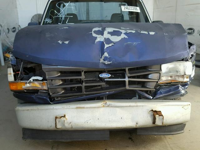 1FTEF15N2RNA59839 - 1994 FORD F150 BLUE photo 7