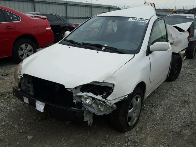 1NXBR32E67Z867653 - 2007 TOYOTA COROLLA CE WHITE photo 2