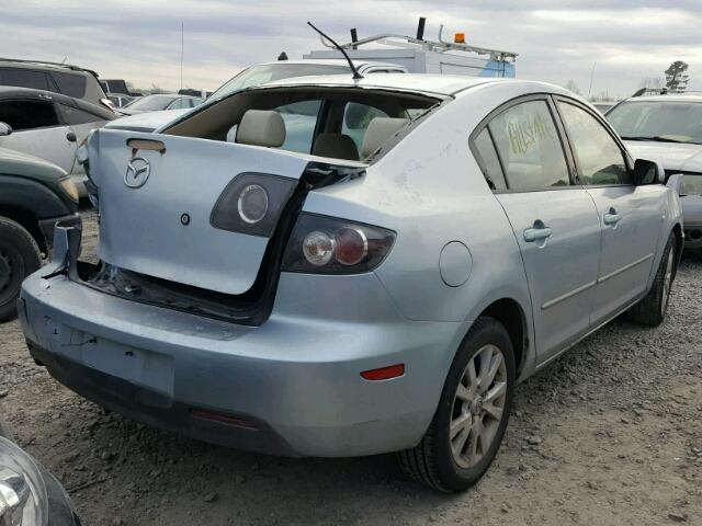 JM1BK32FX71615648 - 2007 MAZDA 3 I BLUE photo 4