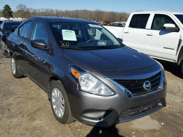 3N1CN7APXGL915778 - 2016 NISSAN VERSA S GRAY photo 1