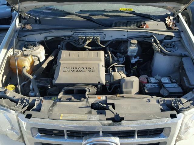 1FMCU03G89KD11456 - 2009 FORD ESCAPE XLT CREAM photo 7