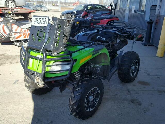 4UF14ATV8ET212360 - 2014 ARCTIC CAT 4WHEELER GREEN photo 2