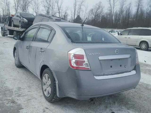 3N1AB6APXAL655609 - 2010 NISSAN SENTRA 2.0 SILVER photo 3