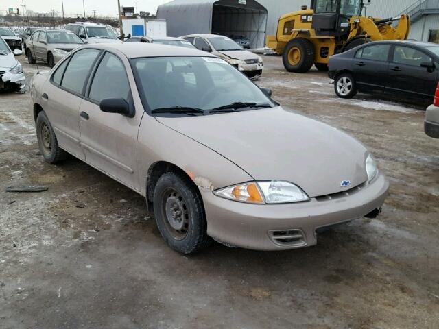 1G1JC524627448139 - 2002 CHEVROLET CAVALIER B BEIGE photo 1