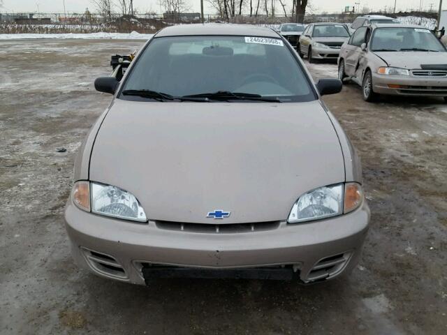 1G1JC524627448139 - 2002 CHEVROLET CAVALIER B BEIGE photo 10