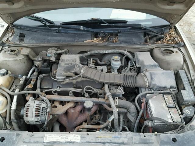 1G1JC524627448139 - 2002 CHEVROLET CAVALIER B BEIGE photo 7