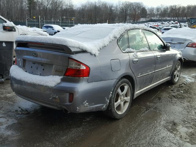 4S3BL616X87215653 - 2008 SUBARU LEGACY 2.5 SILVER photo 4