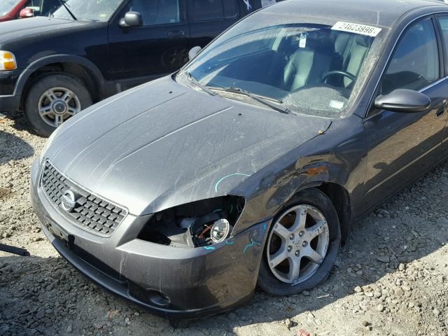 1N4BL11E26C243189 - 2006 NISSAN ALTIMA SE GRAY photo 9