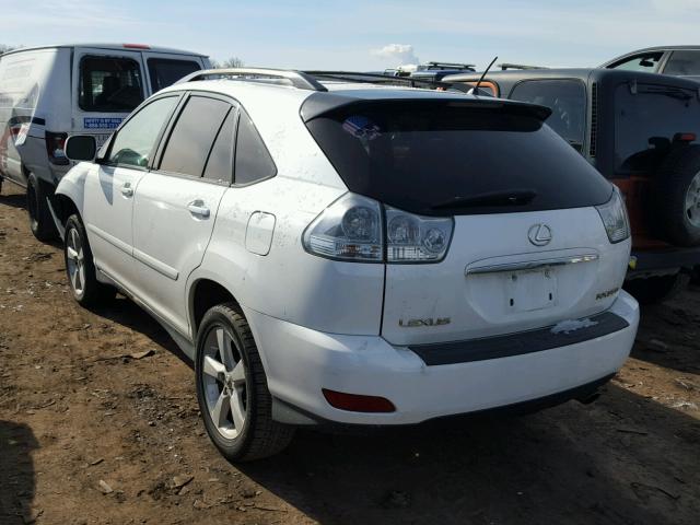 2T2HA31U94C015056 - 2004 LEXUS RX 330 WHITE photo 3