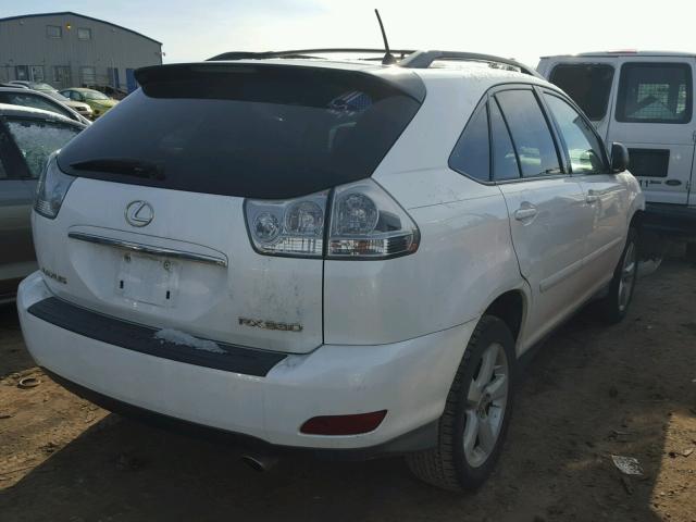 2T2HA31U94C015056 - 2004 LEXUS RX 330 WHITE photo 4