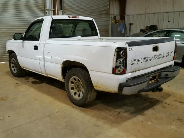 1GCEC14X97Z141634 - 2007 CHEVROLET SILVERADO WHITE photo 3