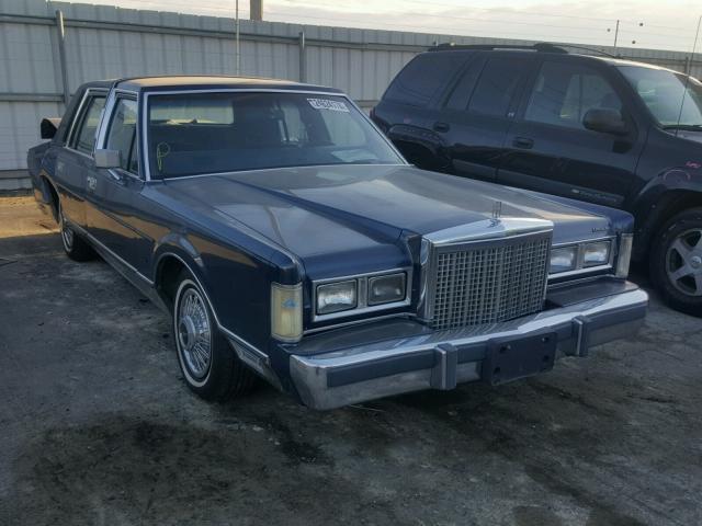 1LNBP96F7FY724665 - 1985 LINCOLN TOWN CAR BLUE photo 1