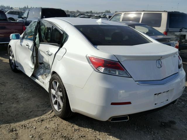 19UUA8F52EA000259 - 2014 ACURA TL TECH WHITE photo 3