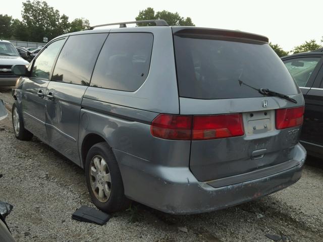 2HKRL18731H521000 - 2001 HONDA ODYSSEY EX GRAY photo 3