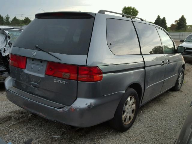 2HKRL18731H521000 - 2001 HONDA ODYSSEY EX GRAY photo 4