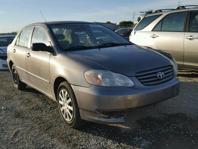 1NXBR32E93Z125919 - 2003 TOYOTA COROLLA CE GRAY photo 1