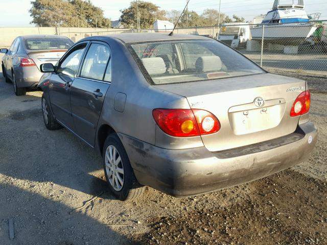 1NXBR32E93Z125919 - 2003 TOYOTA COROLLA CE GRAY photo 3