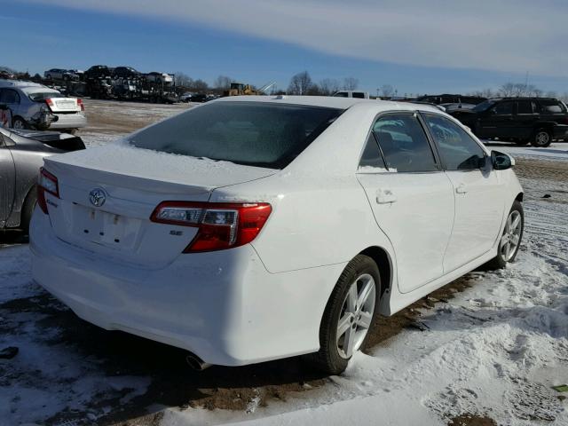 4T1BF1FK1EU804907 - 2014 TOYOTA CAMRY L WHITE photo 4