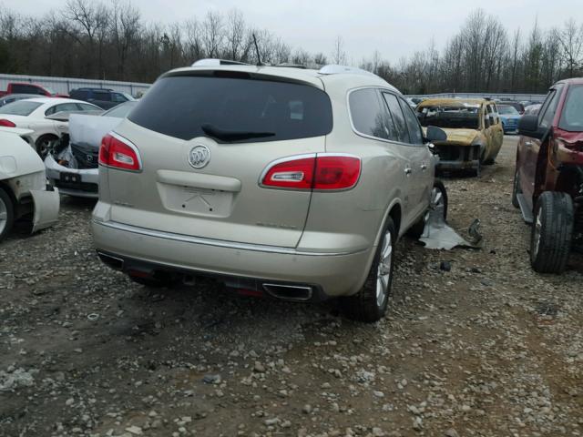 5GAKRDKD7DJ226947 - 2013 BUICK ENCLAVE BEIGE photo 4