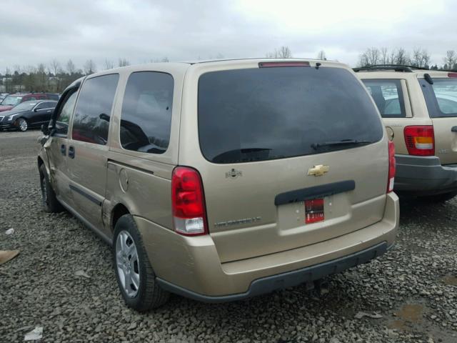 1GNDV23L66D100293 - 2006 CHEVROLET UPLANDER L GOLD photo 3