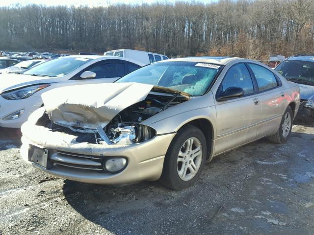 2B3HD56J21H549489 - 2001 DODGE INTREPID E GOLD photo 2