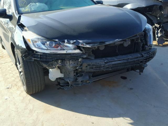 1HGCR2F58GA174728 - 2016 HONDA ACCORD SPO BLACK photo 9