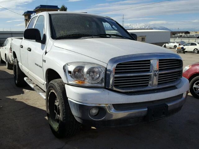 1D7HU18227S139652 - 2007 DODGE RAM 1500 S WHITE photo 1