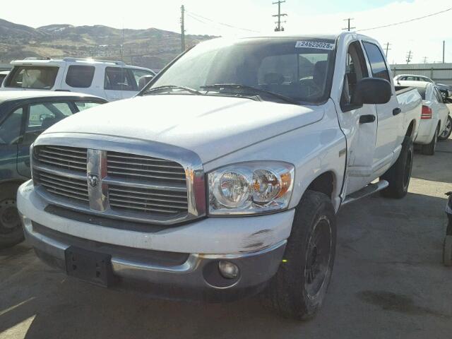 1D7HU18227S139652 - 2007 DODGE RAM 1500 S WHITE photo 2