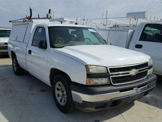 3GCEC14XX6G253468 - 2006 CHEVROLET SILVERADO WHITE photo 1