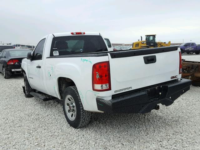 1GTEC14C79Z213057 - 2009 GMC SIERRA C15 WHITE photo 3