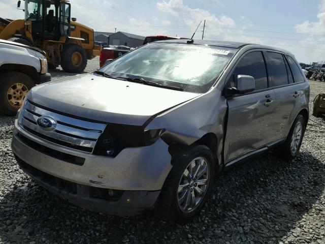 2FMDK38C08BB44276 - 2008 FORD EDGE SEL SILVER photo 2