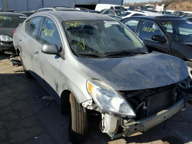 3N1CN7AP0DL846207 - 2013 NISSAN VERSA S GRAY photo 1