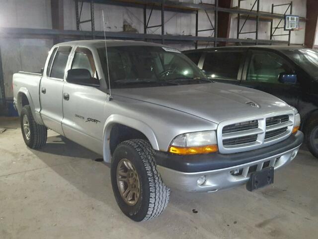 1B7HG2AN71S320538 - 2001 DODGE DAKOTA QUA SILVER photo 1